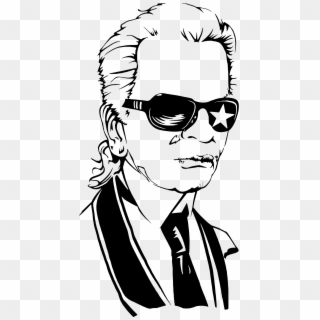 This Free Icons Png Design Of Karl Lagerfeld - Karl Lagerfeld Png, Transparent Png