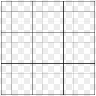 File Sudoku Template Svg Wikimedia Commons Filesudoku - Tic Tac Toe Paper Game, HD Png Download