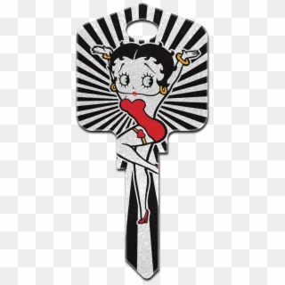 Same Image Front & Back - Betty Boop Key, HD Png Download