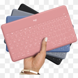 Type It Out In Style - Logitech Keys To Go Pink, HD Png Download