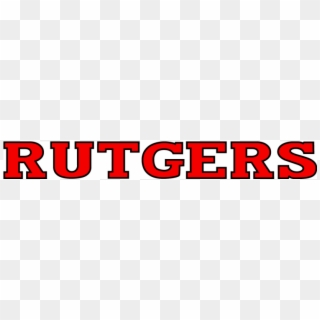 Rutgers Scarlet Knights Iron On Stickers And Peel-off - Carmine, HD Png Download