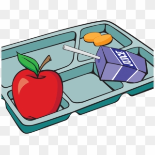 Lunch Box Clipart School Lunch Tray - School Lunch Tray Clipart, HD Png Download
