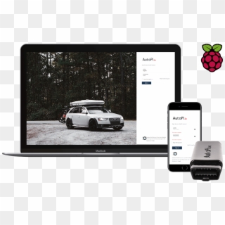 Dongle With Login Screen - Raspberry Pi 4 Obd2 Bluetooth, HD Png Download