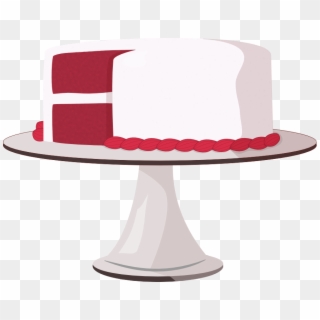 Black And White - Red Velvet Cake Clipart, HD Png Download