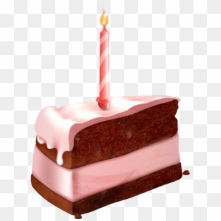 Cake Slice Png - Birthday Cake Slice Png, Transparent Png