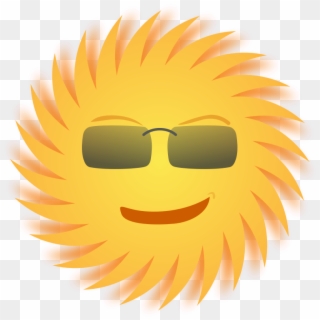 Summer Clipart Illustration Of A Happy Smiling Sun - Sun Clip Art, HD Png Download