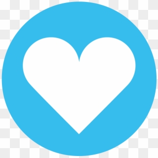 Heart In A Blue Circle - Tele 5, HD Png Download
