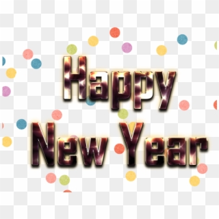 Happy New Year Word Transparent - Graphic Design, HD Png Download