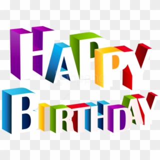 Free Png Download Happy Birthday Multlor Png Images - Happy Birthday Png Text, Transparent Png