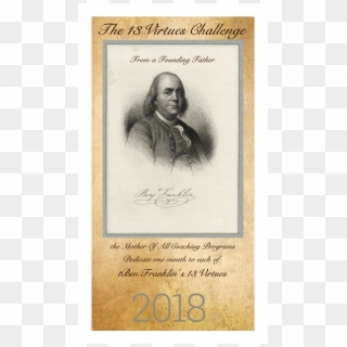 Franklin's 13 Virtues Colonial Wall Calendar - Sketch, HD Png Download