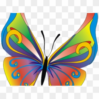 Colorful Butterfly Tattoos, HD Png Download