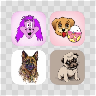 Premium Dog Stickers Pack On The App Store - Cartoon, HD Png Download