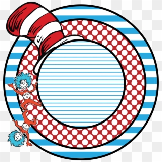 Globe Clipart Dr Seuss - Cat In The Hat Monogram Svg, HD Png Download