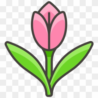 Tulip Emoji Icon - Emojis De Plantas, HD Png Download