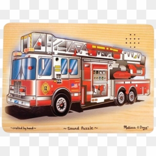 Image Of Sound Puzzle Fire Truck - Sound Puzzle Fire Truck, HD Png Download