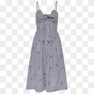 #aesthetic #stripes #dress #cherries #png #summerdress - Polka Dot, Transparent Png
