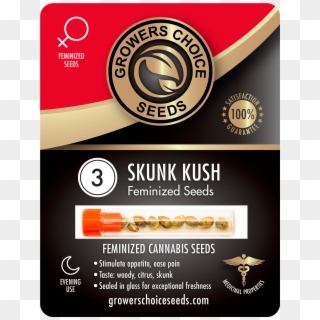 Skunk Kush Feminized Cannabis Seeds - Skunk Kush Sensi Seeds Grow, HD Png Download