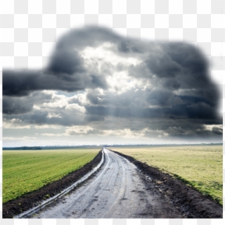 #storm #clouds #path #highway #nature #ftestickers, HD Png Download