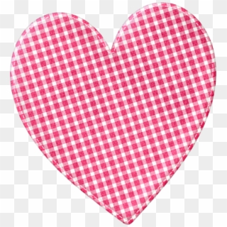 Heart Clipart Volleyball - Cute Checkered Heart Png, Transparent Png