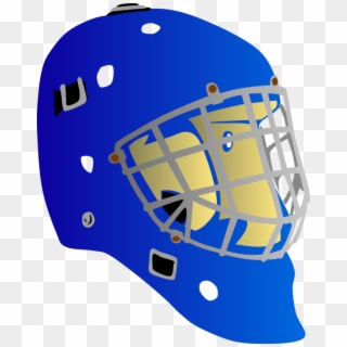 Goaltender Mask Ice Hockey Stick Hockey Puck - Goalie Helmet Clip Art, HD Png Download