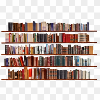 Bookshelf, Isolated, Transparent Background, Books - Transparent Background Books Photos Transparent, HD Png Download