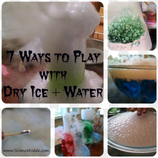 Dry Ice And Water Play- Science Kiddo - Play With Dry Ice, HD Png Download