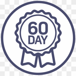 60 Day Money Back Guarantee - Medal Ribbon Icon, HD Png Download