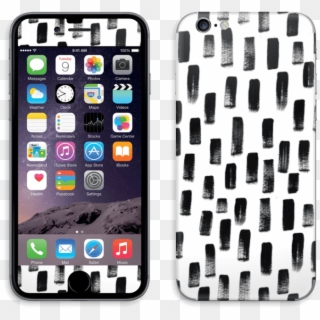 Black & White Skin Iphone - Iphone6s Charging Point, HD Png Download