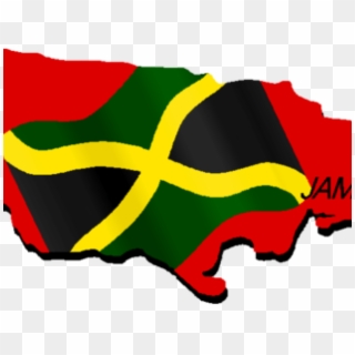 Jamaica Clipart Jamaica Map - Jamaican Flag, HD Png Download