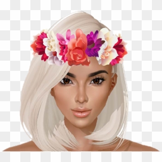 #kimoji #kardashian #kimkardashian #flowers #whatsapp - Headpiece, HD Png Download