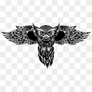 Owl Illustration Totem Tattoo Download Hq Png Clipart - Tattoo Owl Png, Transparent Png