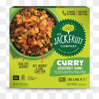 Curry Jackfruit Bowl - Jackfruit Frozen Meals, HD Png Download