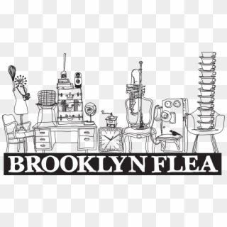 Banner Free Library Brooklyn Locations - Brooklyn Flea Logo, HD Png Download