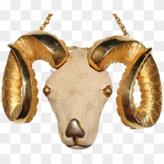 Rams Horns Png Bold Vintage Razza Ram - Gold Horns, Transparent Png