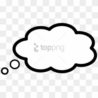 Free Png Thinking Cloud Png Png Image With Transparent - Clipart Thinking, Png Download