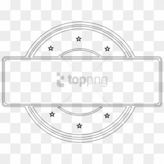 Free Png White Label Banner Png Image With Transparent - Circle, Png Download