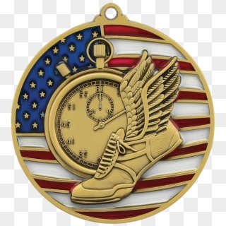 75 Inch Patriotic Medal For Track & Field Events - Medal, HD Png Download