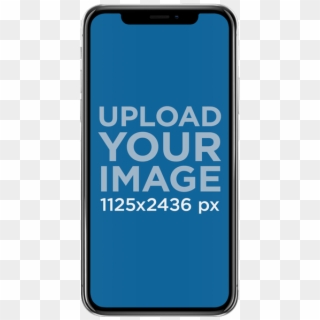 Iphone X Mockup On Placeit - Iphone, HD Png Download