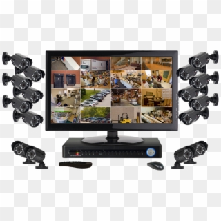 Security Camera System - Surveillance Camera Control System, HD Png Download