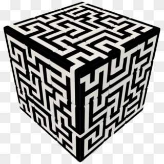 V-cube 3 Flat - V Cube Maze, HD Png Download