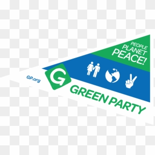 Gpus Pennant Votegreeen 4b - Sign, HD Png Download