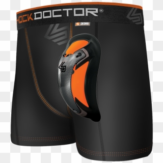 Shock Doctor Ultrapro Boxer Compression Black - Shock Doctor Lax Short, HD Png Download