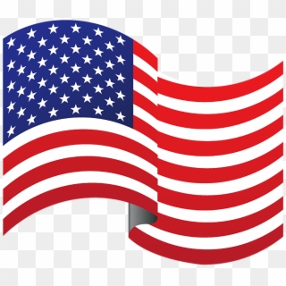 Us American Symbol Free - Us Flag Wave Clip Art, HD Png Download