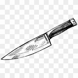 956 X 527 7 - Chef Knife Drawing, HD Png Download