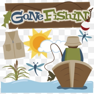 1000 Images About Gone Fishing On Pinterest - Fishing Miss Kate Cuttables, HD Png Download