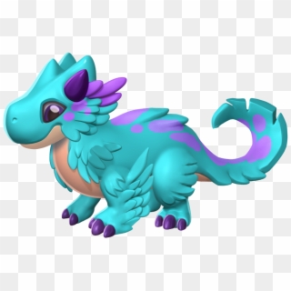 Fluffspot Dragon - Animal Figure, HD Png Download