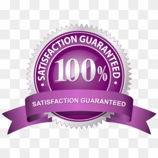 Satisfaction Guarantee Background - Satisfaction Guarantee Purple Png, Transparent Png