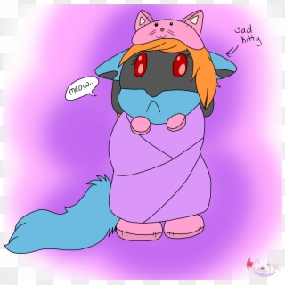 Sad Kitty - Cartoon, HD Png Download
