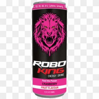 Cranberry - Robo King Energy Drink, HD Png Download