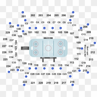 Event Info - Xcel Energy Center View Of Stage From Section 222, HD Png Download